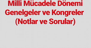 Tarih Notları ve Soruları (04.11.2019) Güncel